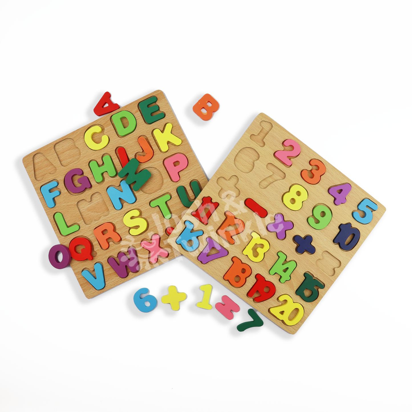 Wooden Alphabet/Number Set